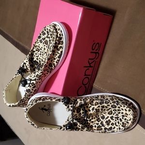 Leopard Corky's BNWB size 9